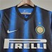 Inter Milan 10/11 Home Blue Long Sleeve Soccer Jersey